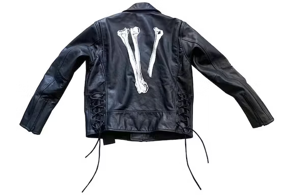 Vlone X Neighborhood Leather Jacket