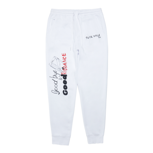 999 Club Goodbye & Good Riddance Sweatpants White