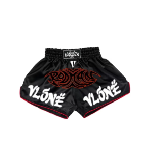 Vlone Rodman Logo Muy Thai Shorts – Black