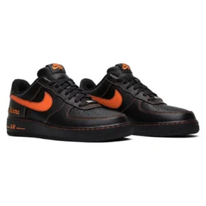 Black/Orange ComplexCon Exclusive Vlone Nike Lab Air Force 1 Low