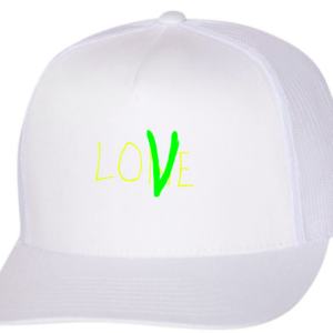 vlone 'lone love' nyc yellow green Trucker Cap