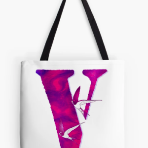 Vlone with birds , cool design for V Tote Bag