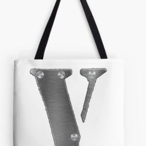 Vlone and silver screw , cool design for V Tote Bag