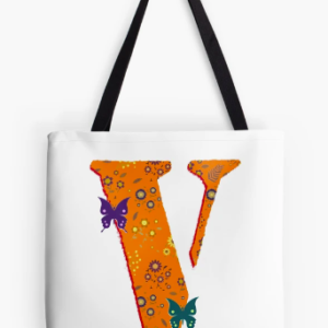 Vlone Angles with Butterflies Tote Bag