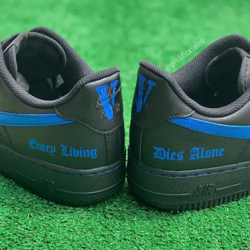 Black/Blue Vlone Custom Air Force 1