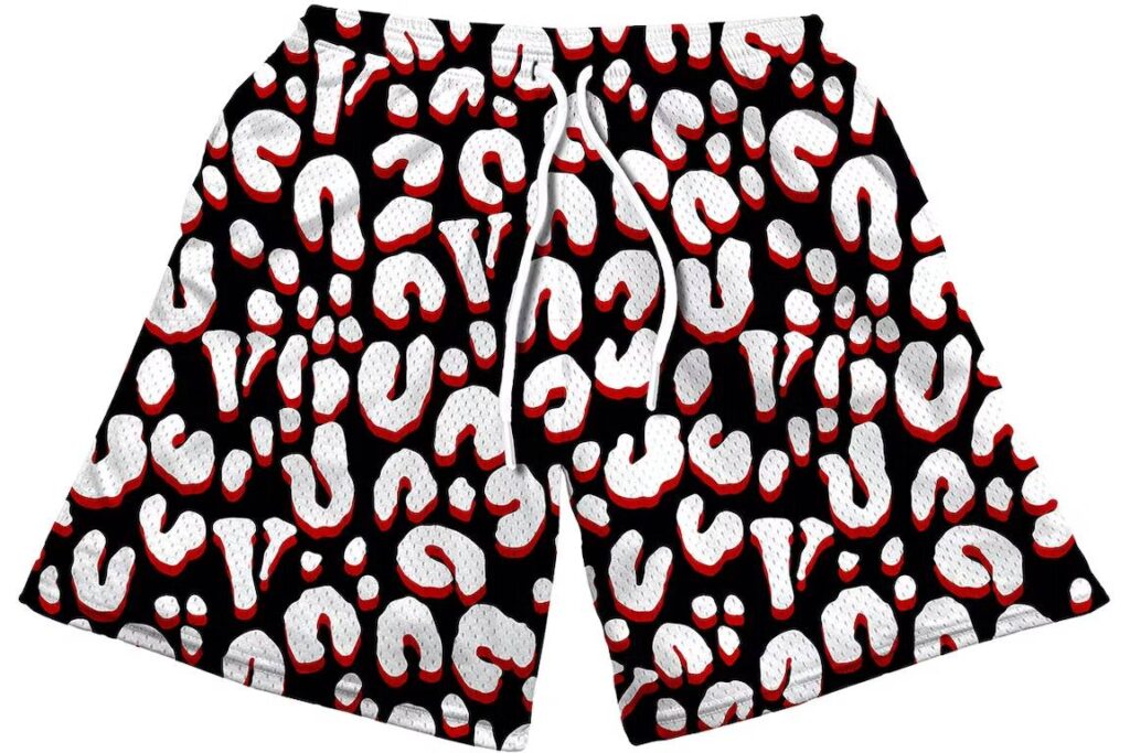 Vlone Rodman Cheetah Shorts – Black