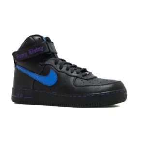 Black Vlone x Air Force 1 High “Blue Swoosh” Sample